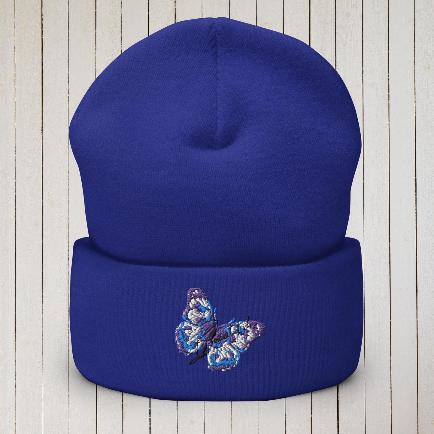 Butterfly Beautiful Cuffed Beanie - Sweet Ki Designs