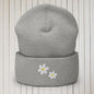 Daisy Cuffed Beanie - Sweet Ki Designs