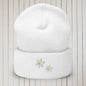 Daisy Cuffed Beanie - Sweet Ki Designs