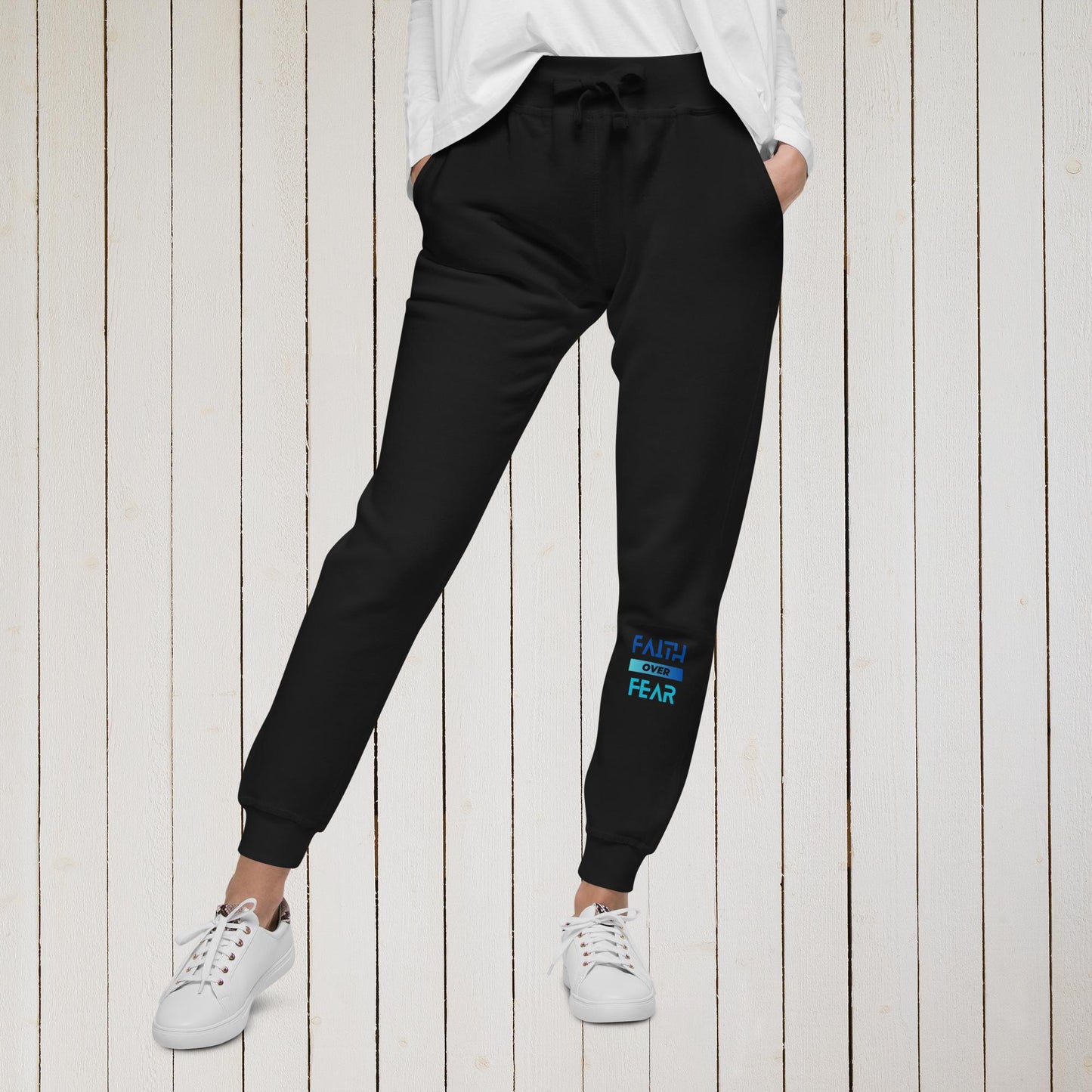 Faith over fear Joggers - Sweet Ki Designs