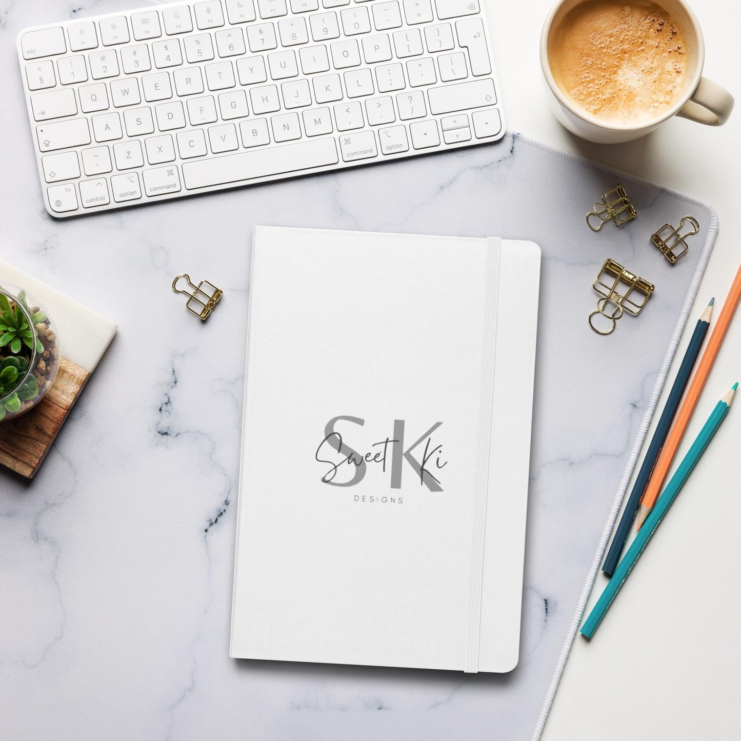 Hardcover bound notebook - Sweet Ki Designs