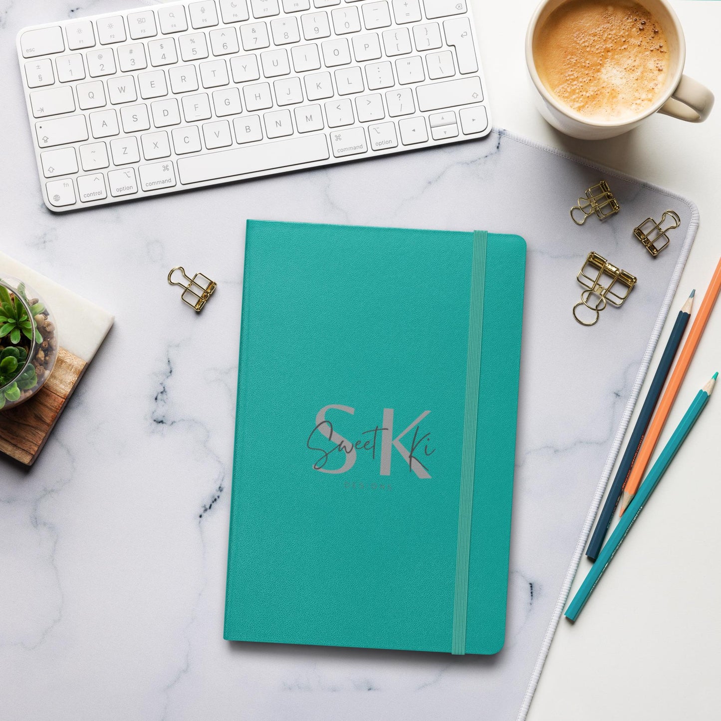 Hardcover bound notebook - Sweet Ki Designs