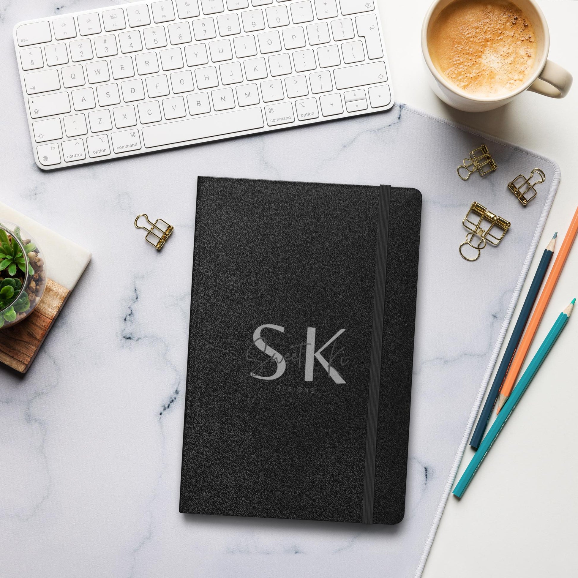 Hardcover bound notebook - Sweet Ki Designs