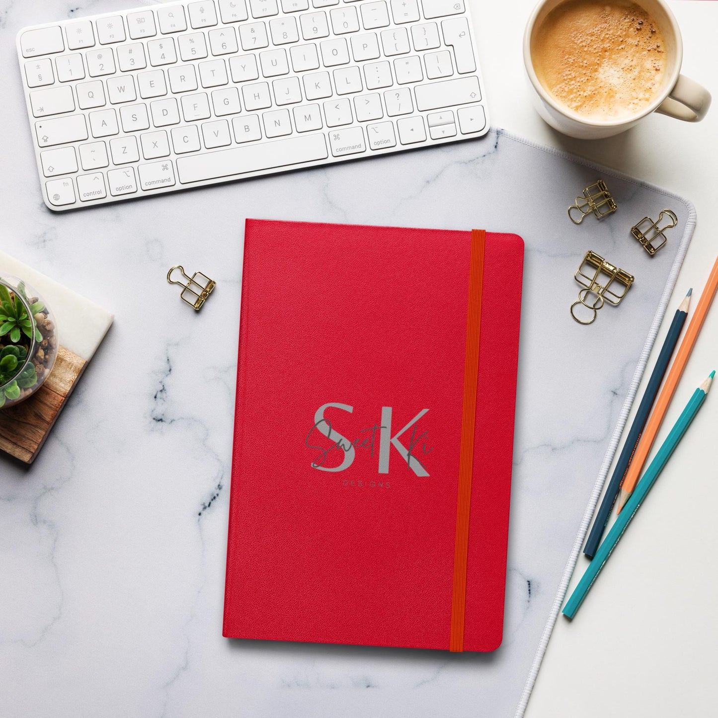 Hardcover bound notebook - Sweet Ki Designs