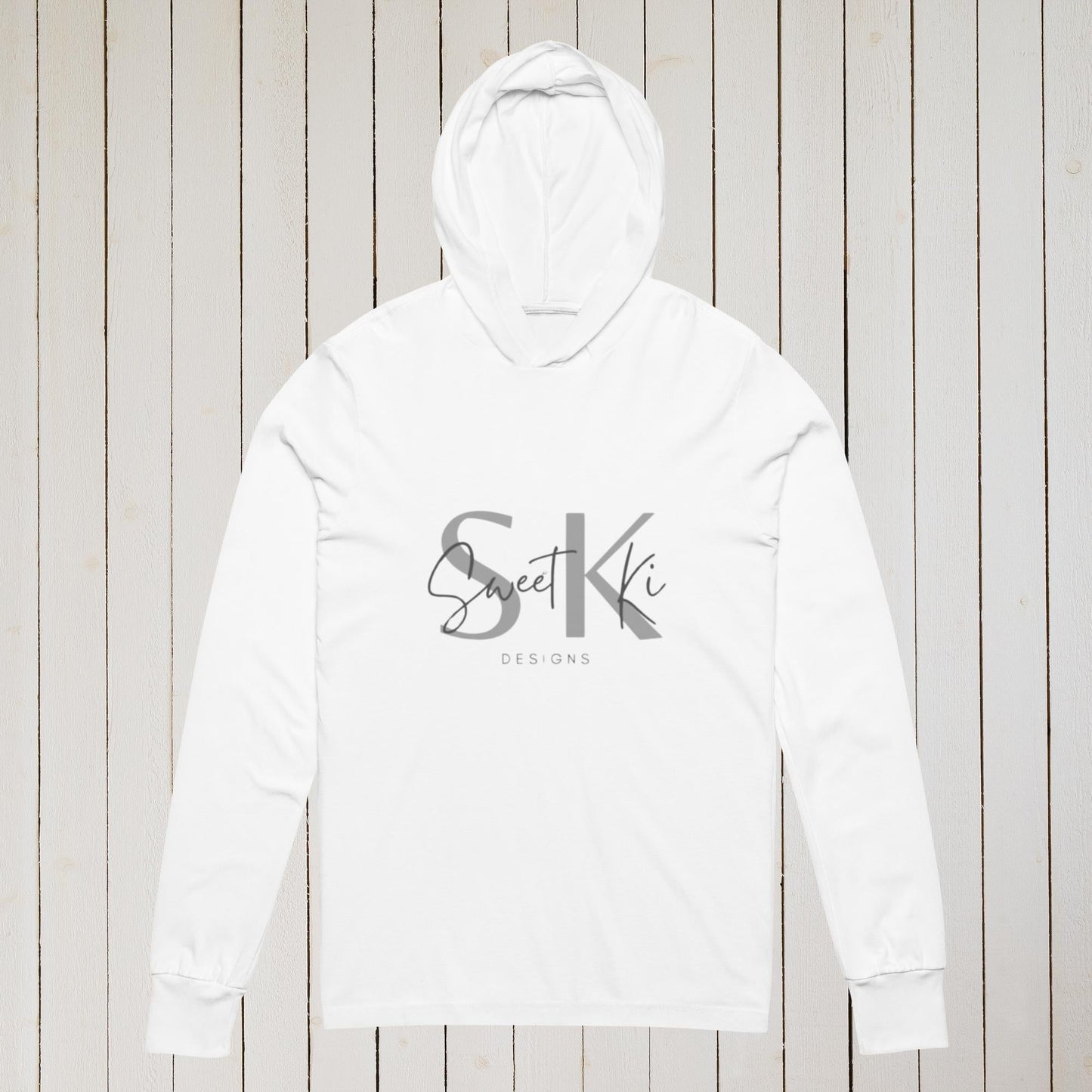 Hooded long-sleeve tee - Sweet Ki Designs