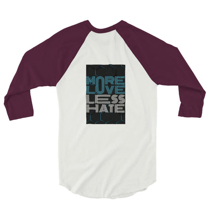 More love 3/4 sleeve T-shirt - Sweet Ki Designs