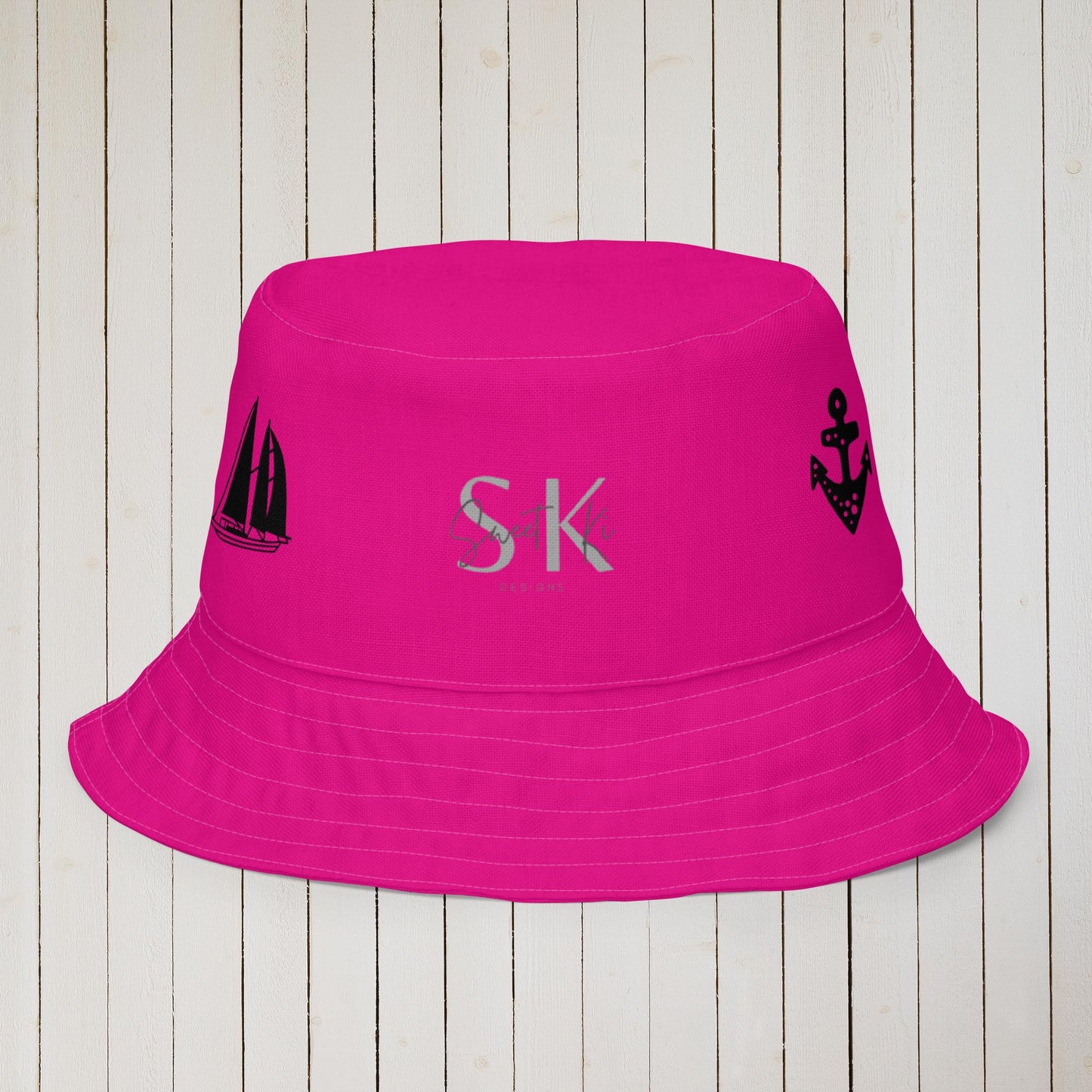 Reversible bucket hat - Sweet Ki Designs