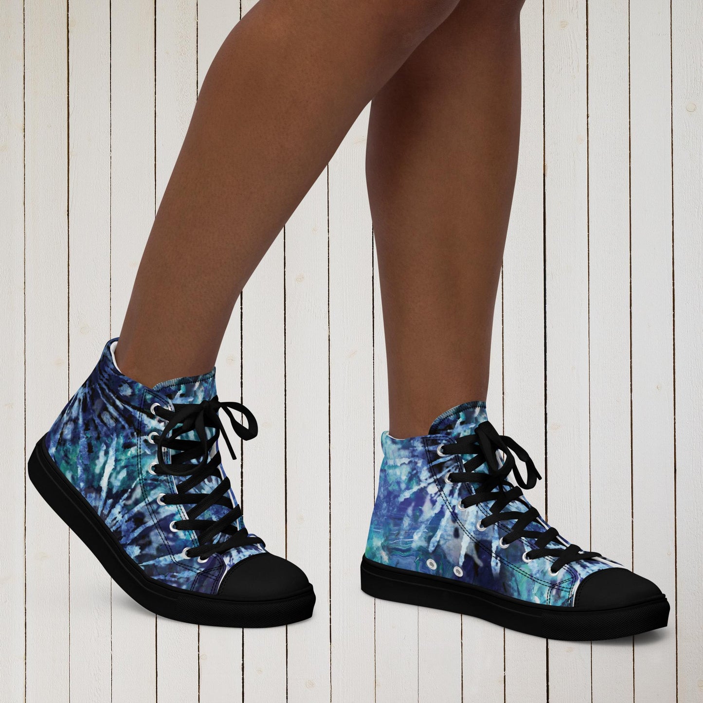 Women’s high top canvas shoes - Sweet Ki Designs