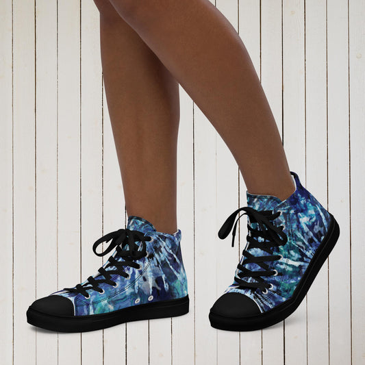 Women’s high top canvas shoes - Sweet Ki Designs