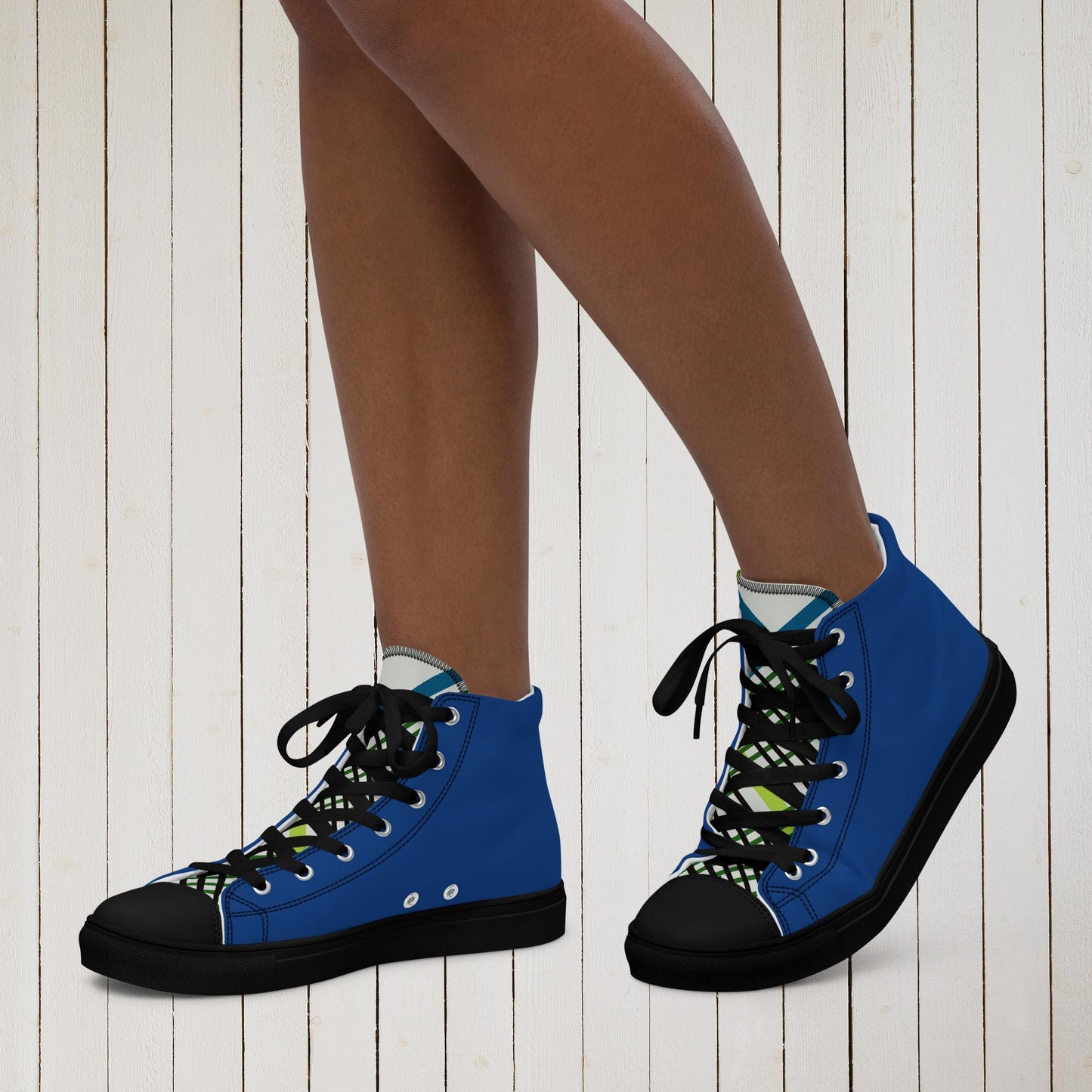 Women’s high top canvas shoes - Sweet Ki Designs