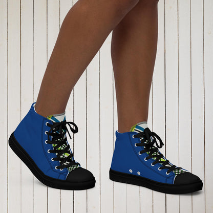 Women’s high top canvas shoes - Sweet Ki Designs